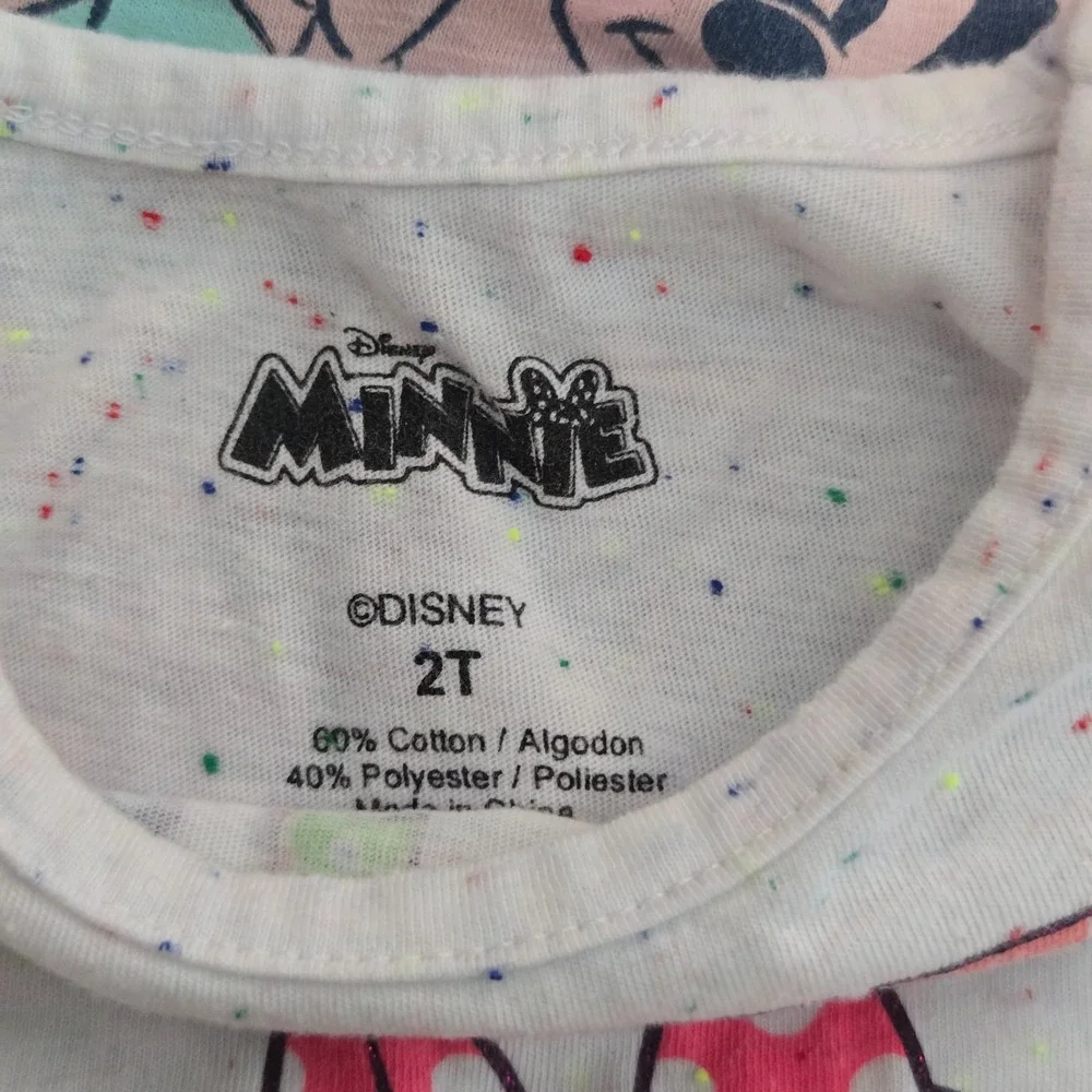 Disney and H&M Pink Minnie Mouse T-Shirt, Shorts and Matching Sets Size 2T/24mos